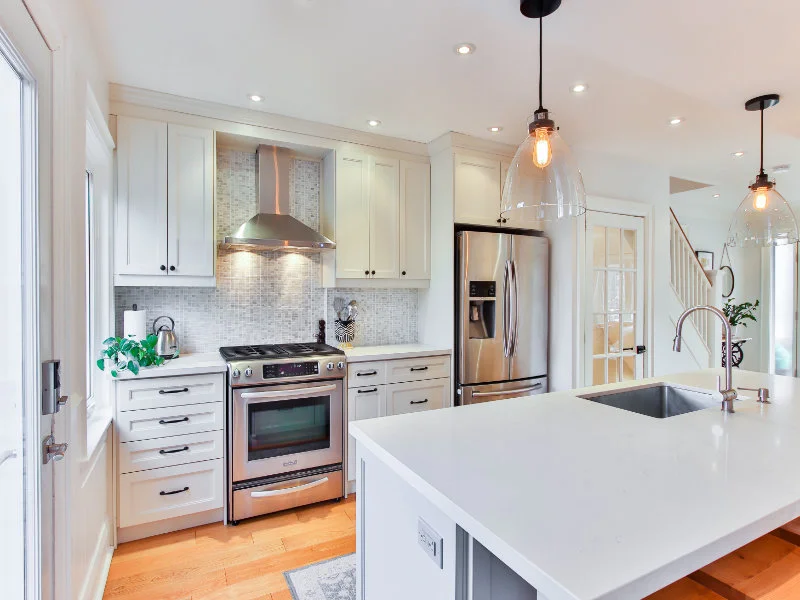 minimalist kitchen worktop